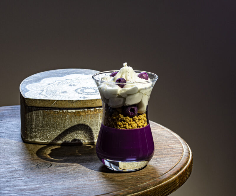 Tasse à thé parfum muffin myrtille