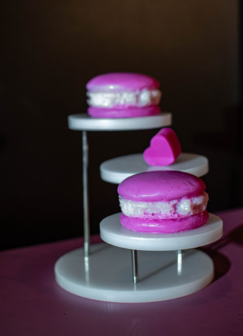 Macarons roses