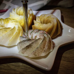 Fondants spirales marrons
