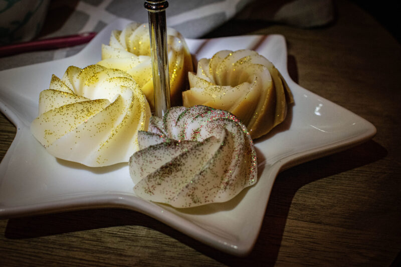 Fondants spirales marrons