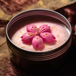 bougie boite en métal avec couvercle 150g