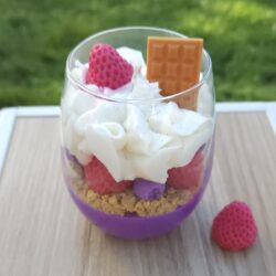 Bougie Gourmande muffin myrtille Crumble & Chantilly